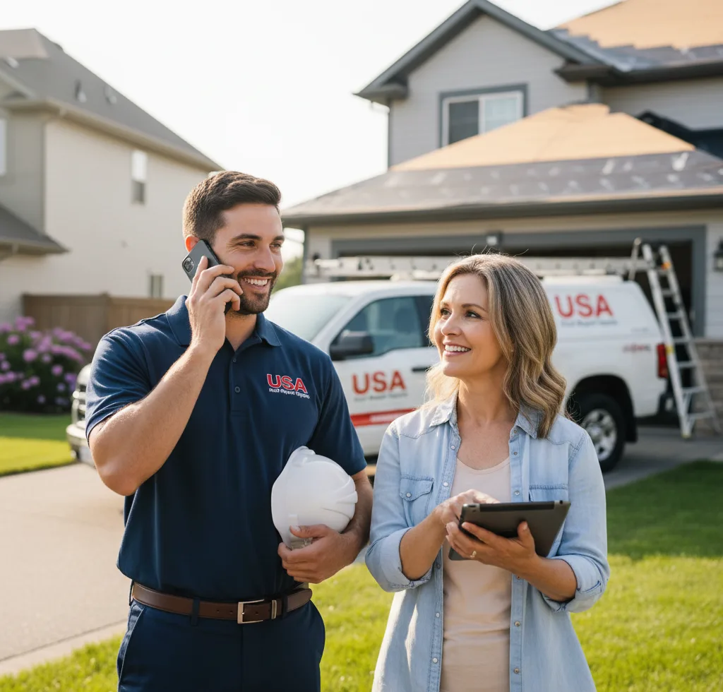 USA Roof Repair Experts customer support in Kinzers